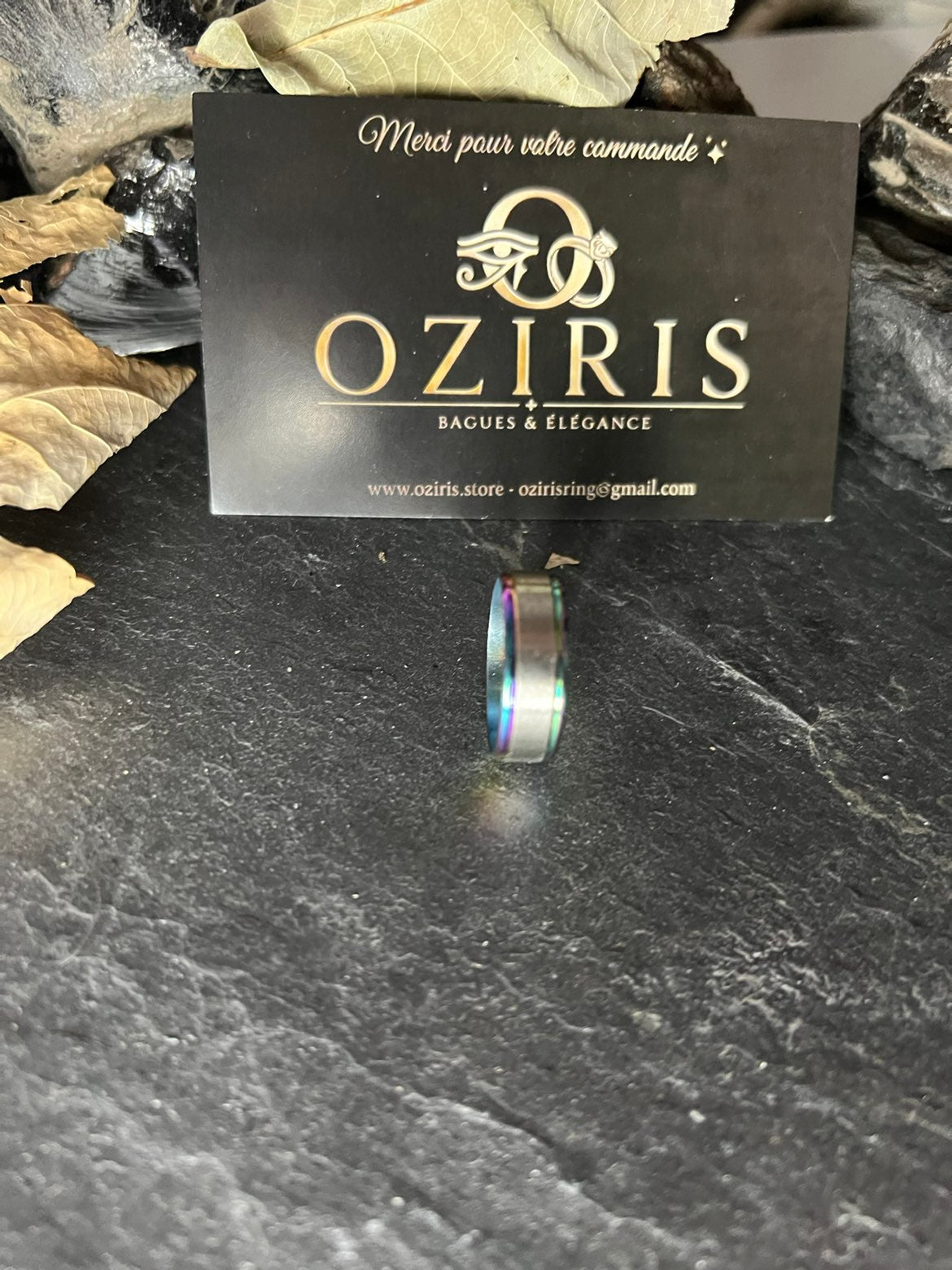 Bague Irisée Multicolore – OZIRIS
