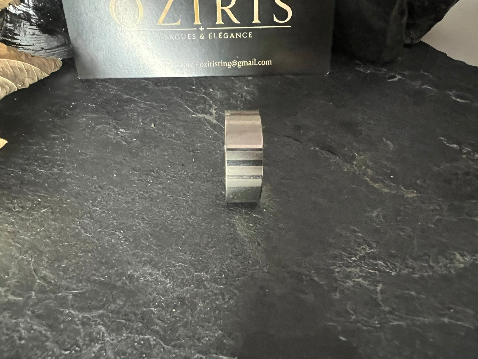 Bague Large Géométrique – OZIRIS