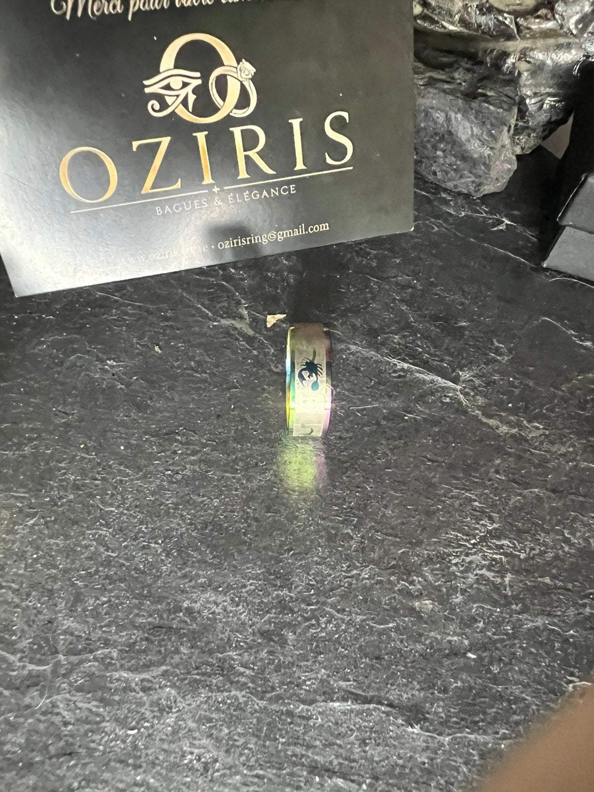 Bague Scorpion Irisée – OZIRIS