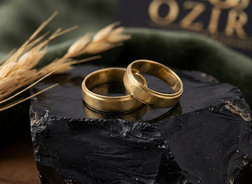 Bague Acier Inoxydable Or — Taille 17 à 21