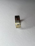 Bague en Acier Inoxydable - Or . Taille  17 à 21